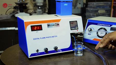 Digital Flame Photometer solution|flame emission photometry.